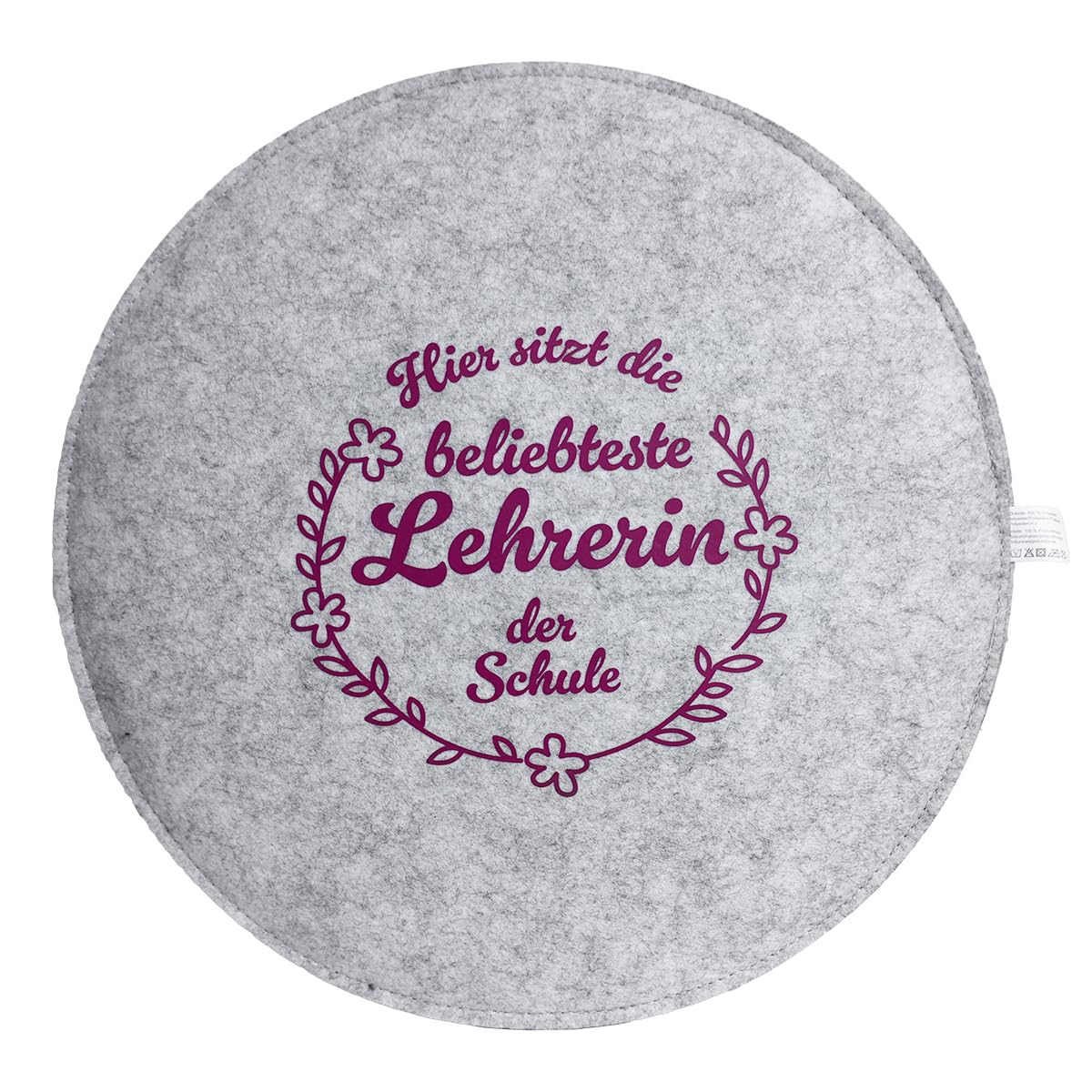 Geschenk für Lehrerin, Geschenkorb Lehrerinnen zum Abschied, Klassenwechsel, Danke, Schuljahresende, Großer Präsentkorb mit Sitzkissen & Trinkflasche, Klasse Präsent zum Verschenken Lieblingslehrerin