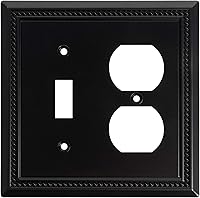 Vista 15 de Sunken Pearls - placa decorativa de pared, placa decorativa de pared, tapa de salida de la placa del interruptor, aleación de zinc sólida y duradera