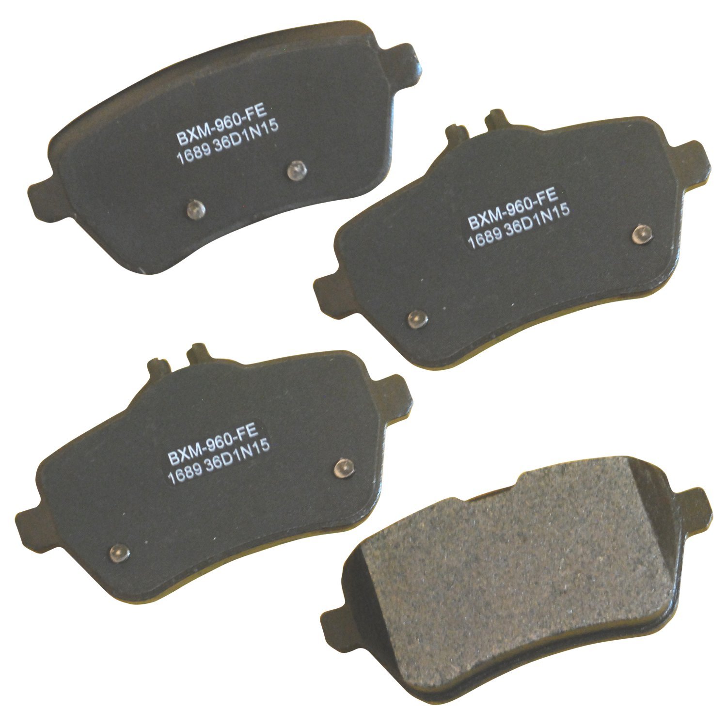 Bendix Premium SBM1689 Semi-Metallic Rear Brake Pads for Select Models Mercedes-Benz Maybach S560, S400, S400L, S450, S450L, S500, S500L, S550, S550e, S560e, S560L, SL400, SL450, SL500, SL550