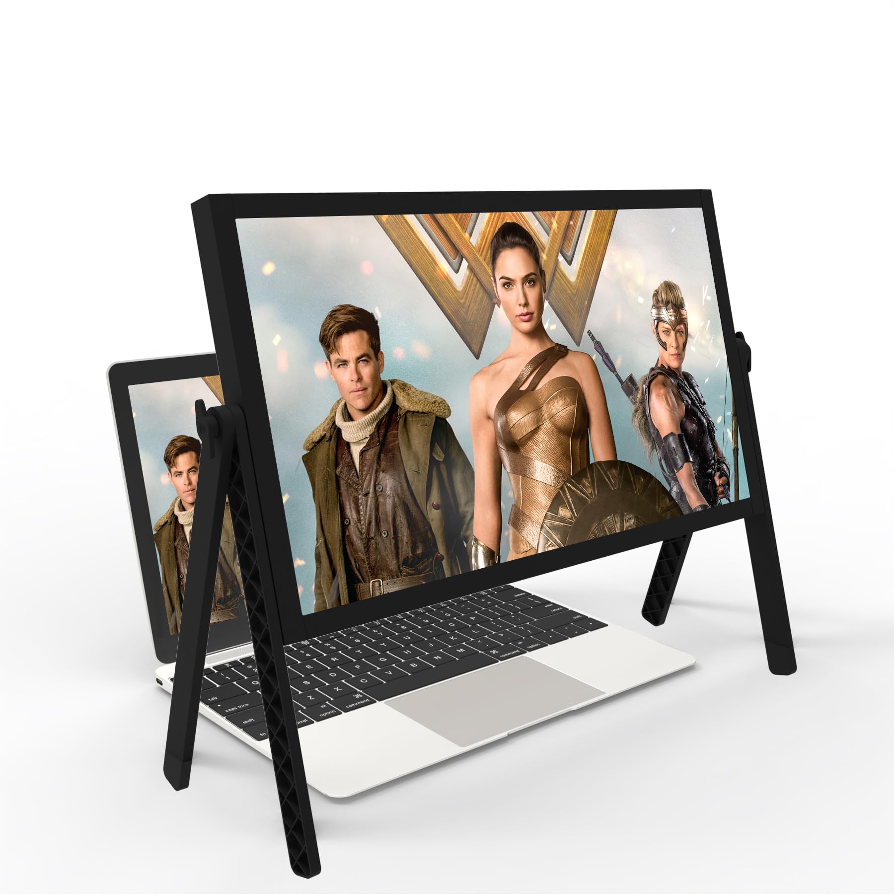 21 inch Screen Magnifier for Laptop ，3D HD Screen Expanders for Movies, Videos, and Gaming, Screen Magnifier with Adjustable Angle Design Amplifier