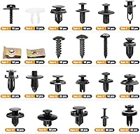 Vista 48 de GOOACC - GRC-47 Clips universales de plástico para guardabarros, 200 clips de remache con 6 tamaños de clips de retención de carrocería