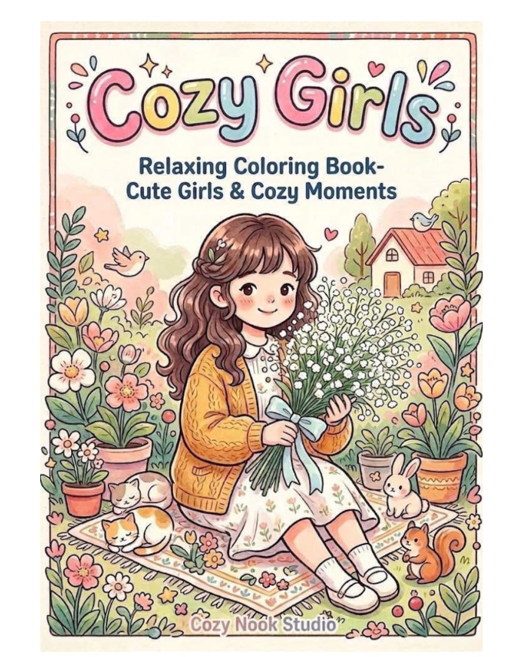 Cozy Girls: Relaxing Coloring Book - Cute Girls & Cozy moments