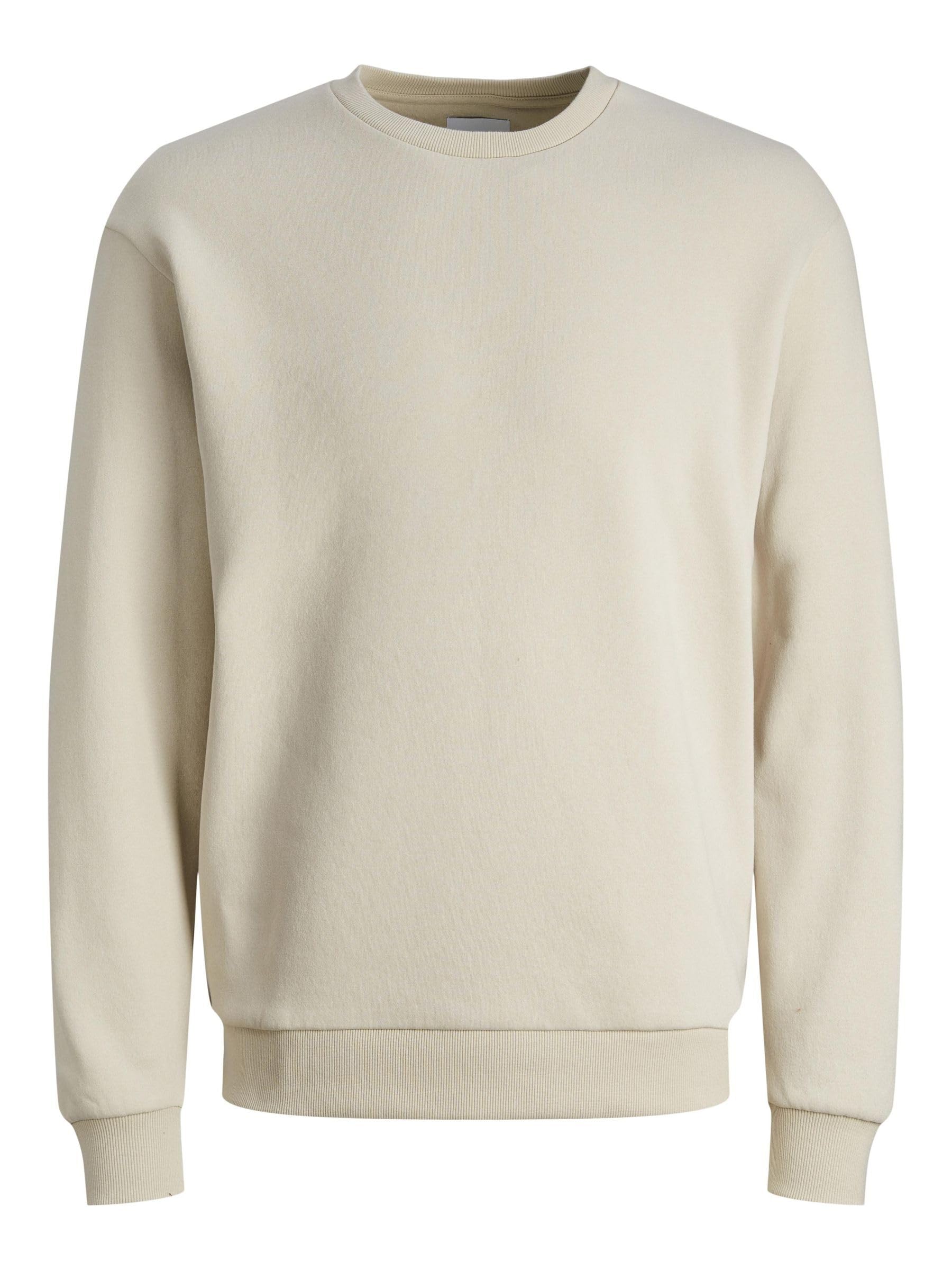 Jack & Jones Felpa Uomo, Crema, S