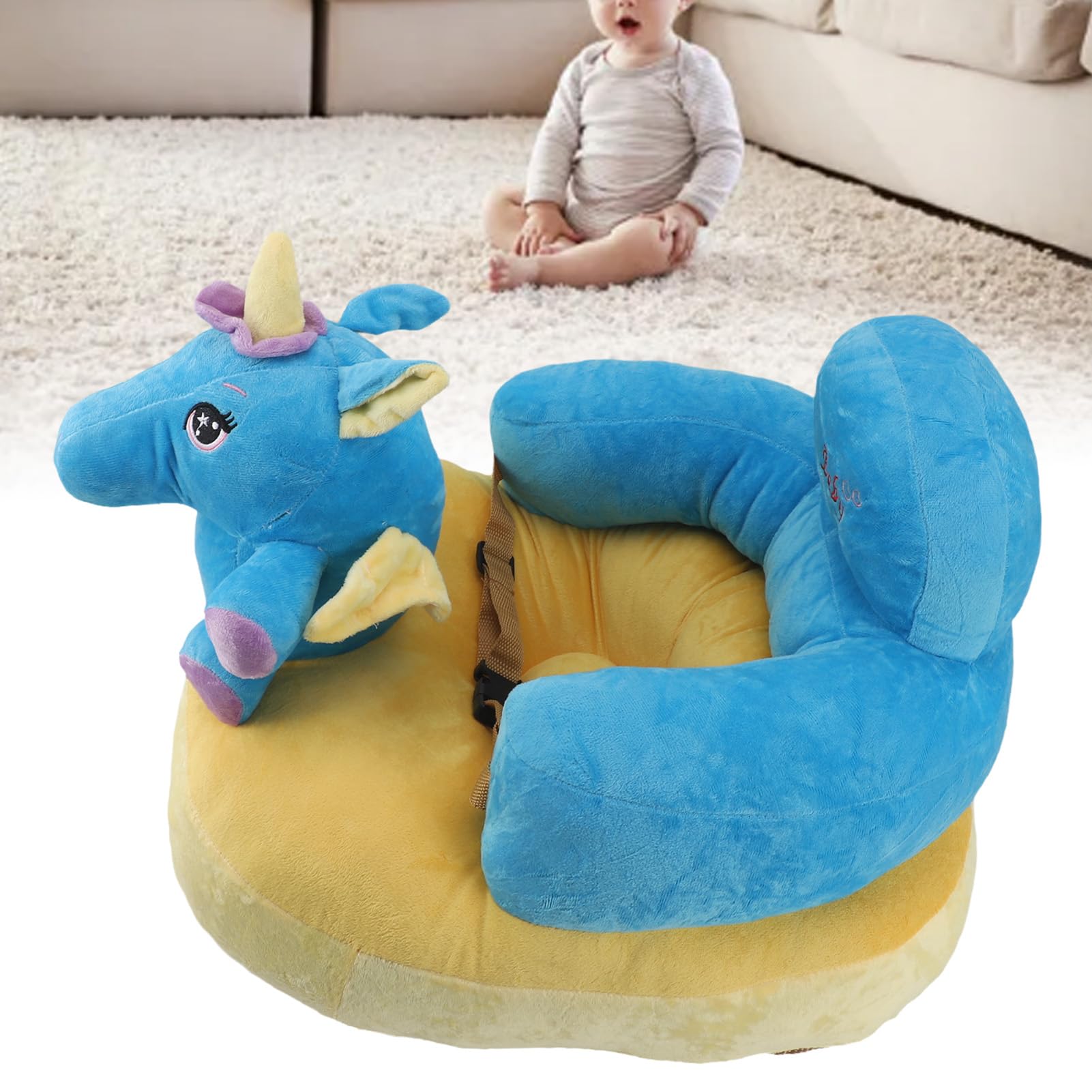 Baby Floor Seat, Electric Comfortable Stable Baby Sit Up Chair for Household (#1)