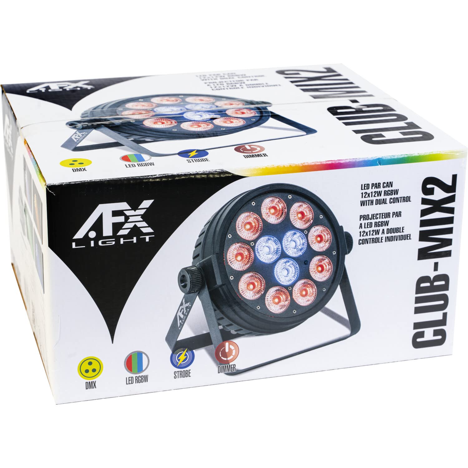 Projektor Led Rgbw 12X12W z podwójną kontrolą indywidualną - Club-Mix2