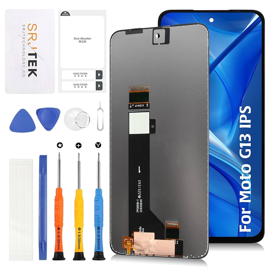 Amazon.co.jp: SRJTEK For Moto G13 6.5インチ SIMフリㄧ 液晶