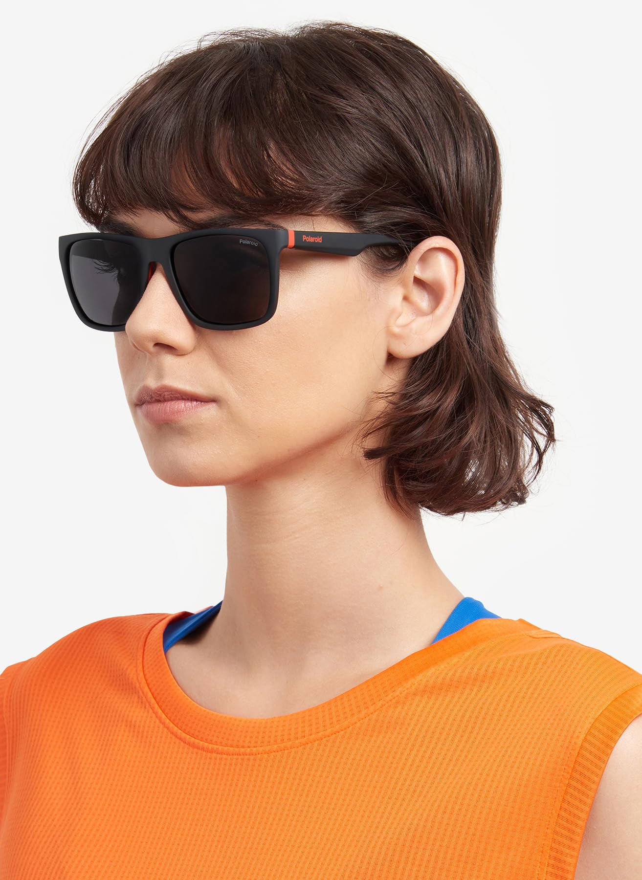 Polaroid Okulary unisex dla dorosłych, Kolor czarny, 57