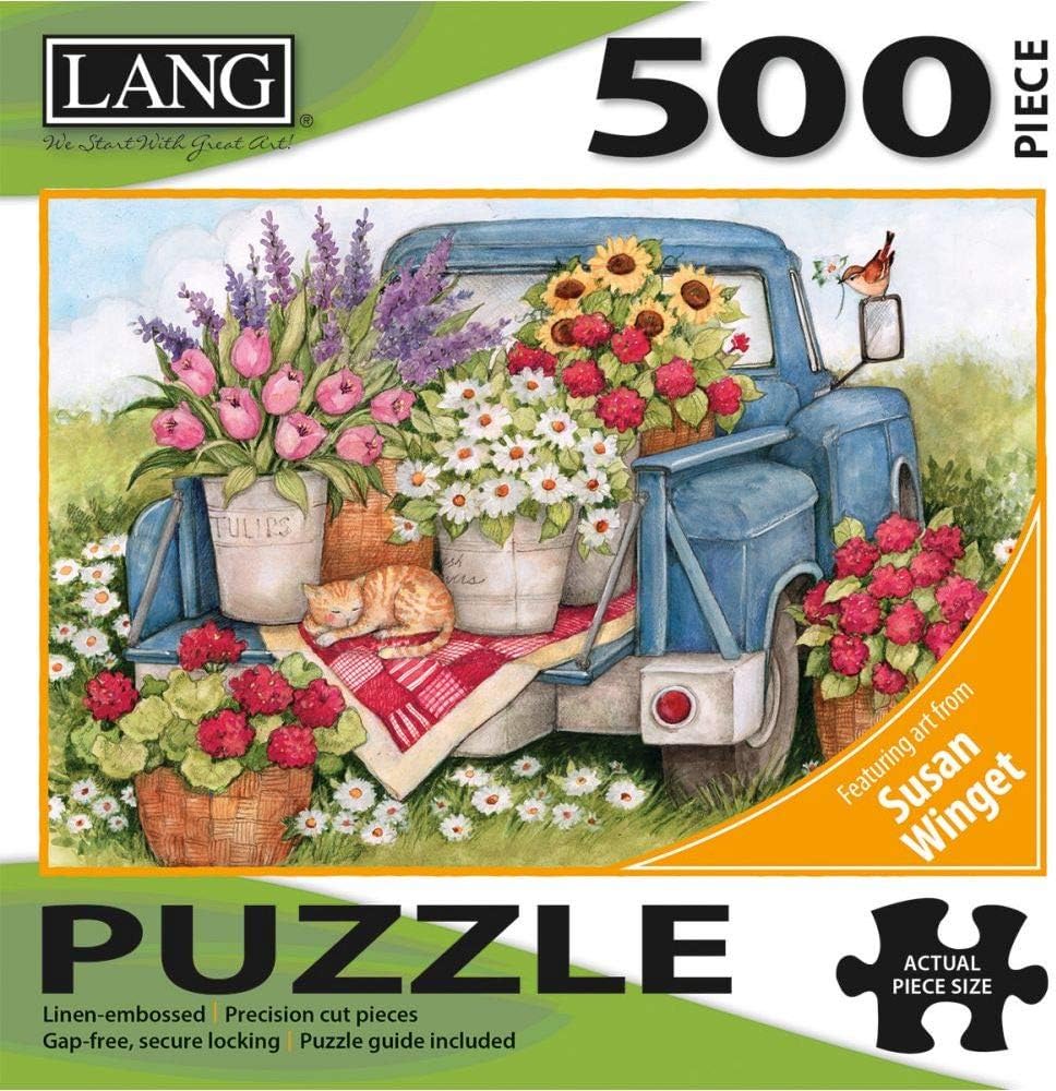 LANG 500 PIECE PUZZLE, FRESH BUNCH