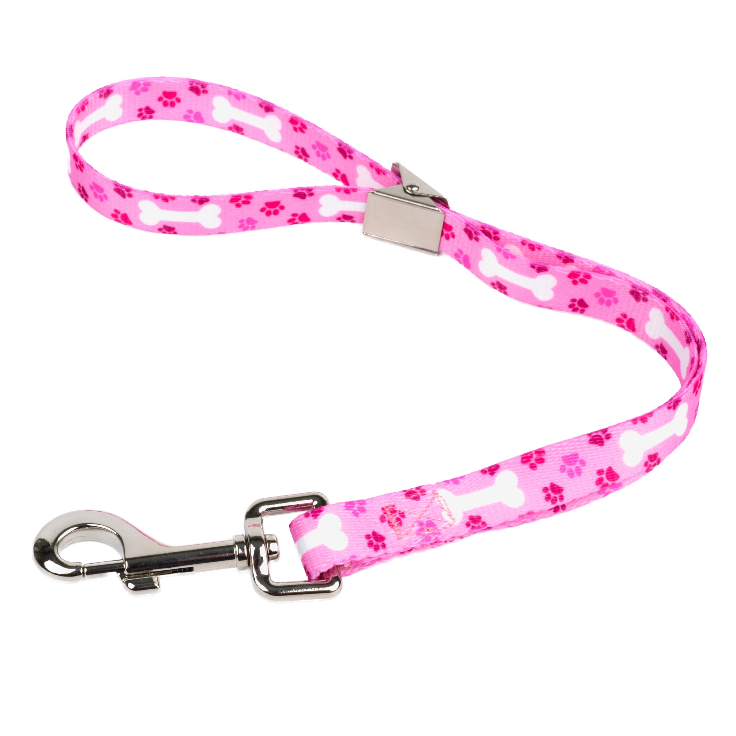 Country Brook PetzPink Oh My Dog Spring Loaded Grooming Loop Featuring Unique Designs for Any Style (5/8 Inch Wide, 16.5 Inch)