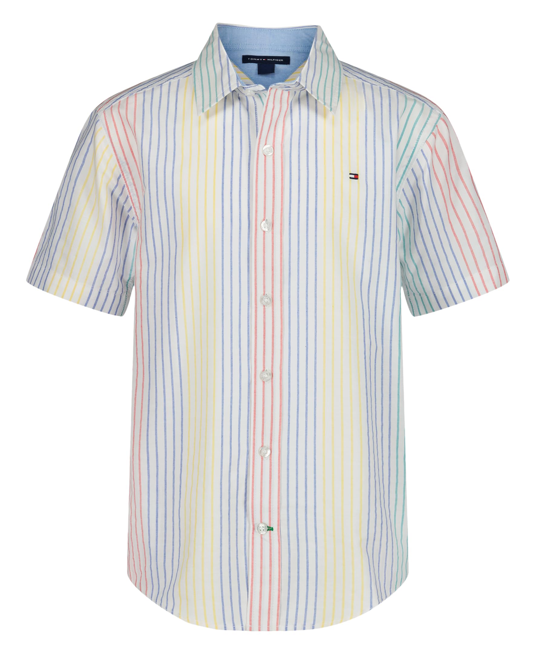Boys' Short Sleeve Woven Button-Down Shirt