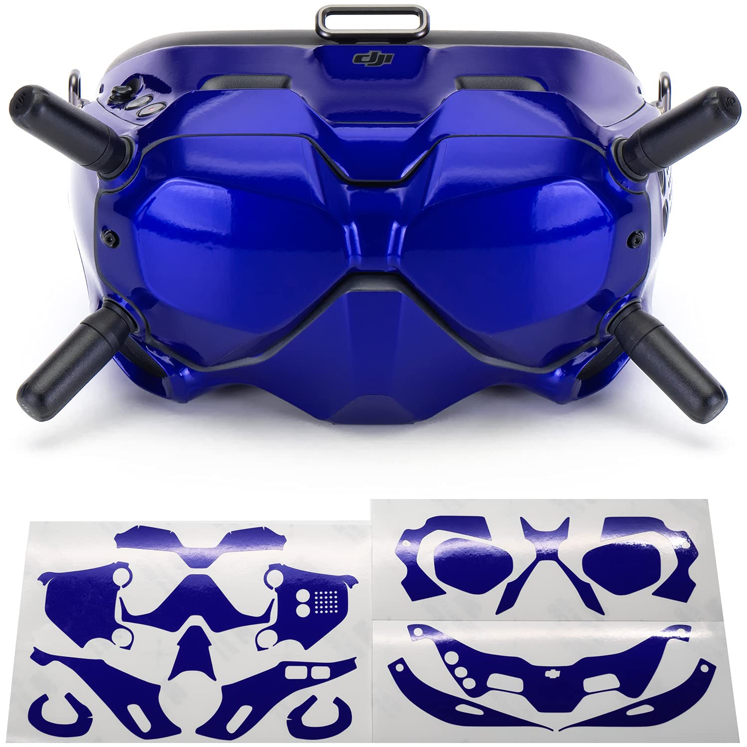 WRAPGRADE Skin Compatible with DJI FPV | Goggles V2 (STRATOSPHERE BLUE)