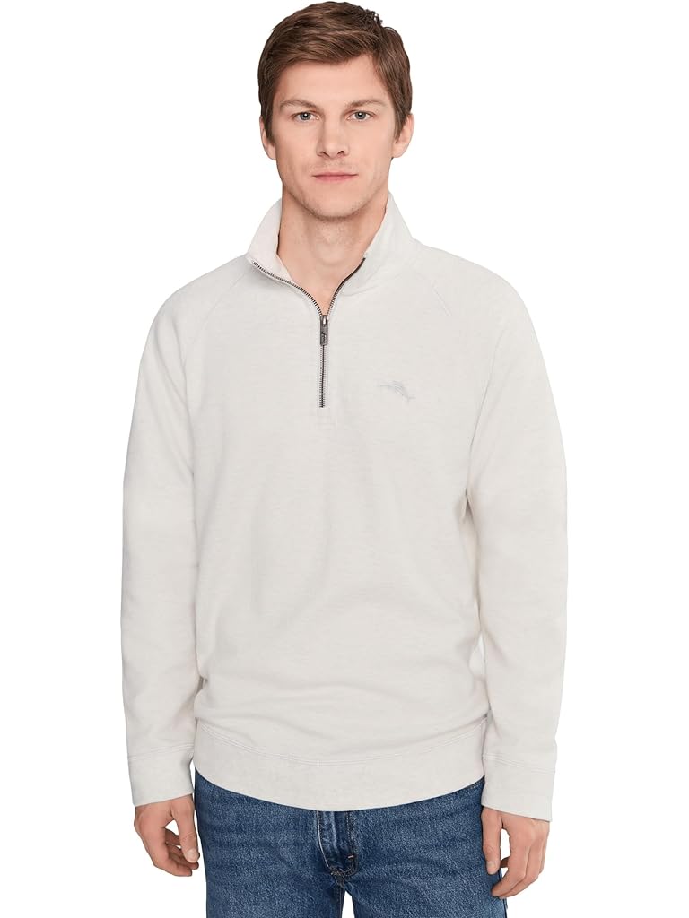 Gray Tommy Bahama North Point Half Zip