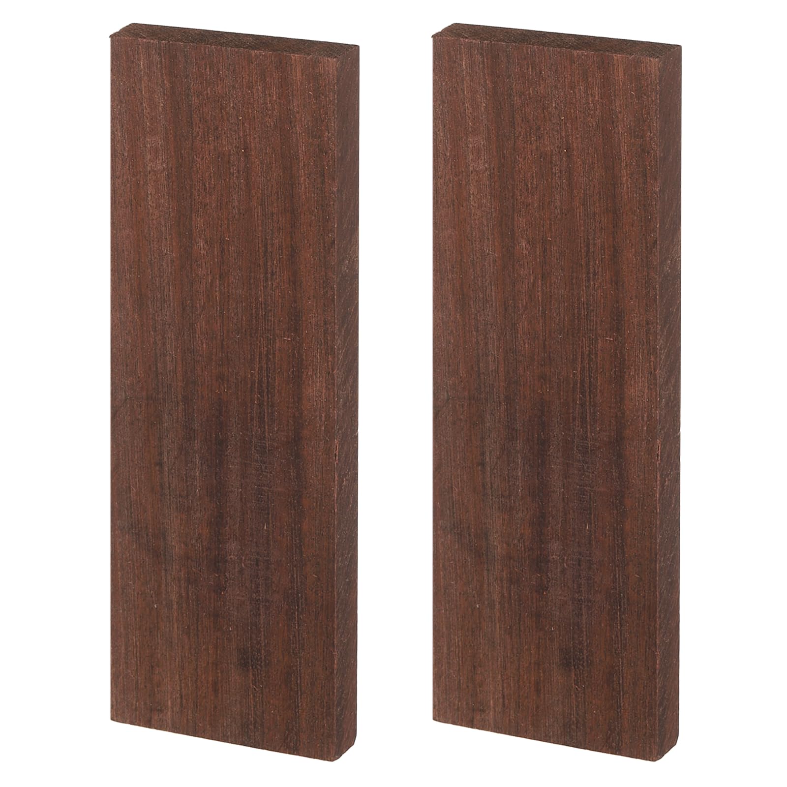 sourcing map 2pcs Knife Handle Material 120x40x10mm, Red Sandalwood