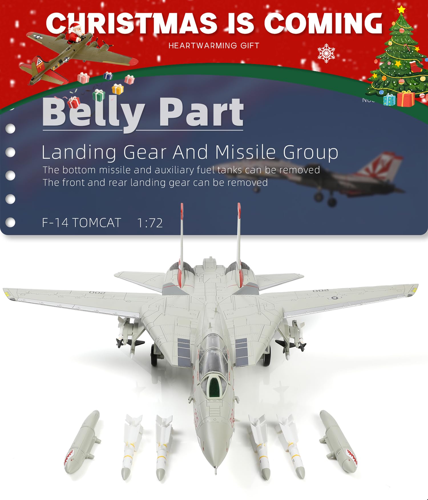 Amazon.co.jp: NUOTIE F-14 トムキャット 1/72 合金モデル VF-111 サン Amazon.co.jp: NUOTIE F-14 トムキャット 1/72 合金モデル VF-111 サン