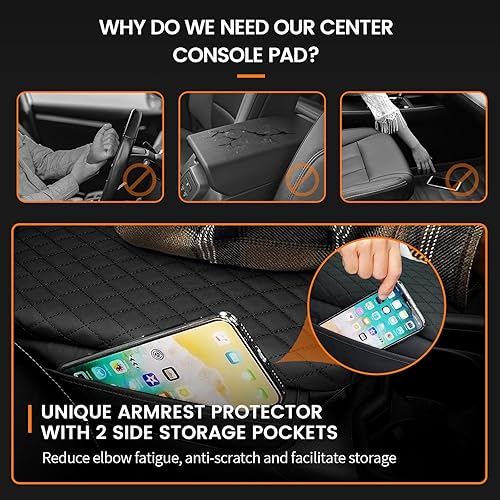 Miniatura 3 de Funda para consola central, funda para consola central, Ford Bronco 2021 2022 2023 2024, funda de reposabrazos para consola central, accesorios