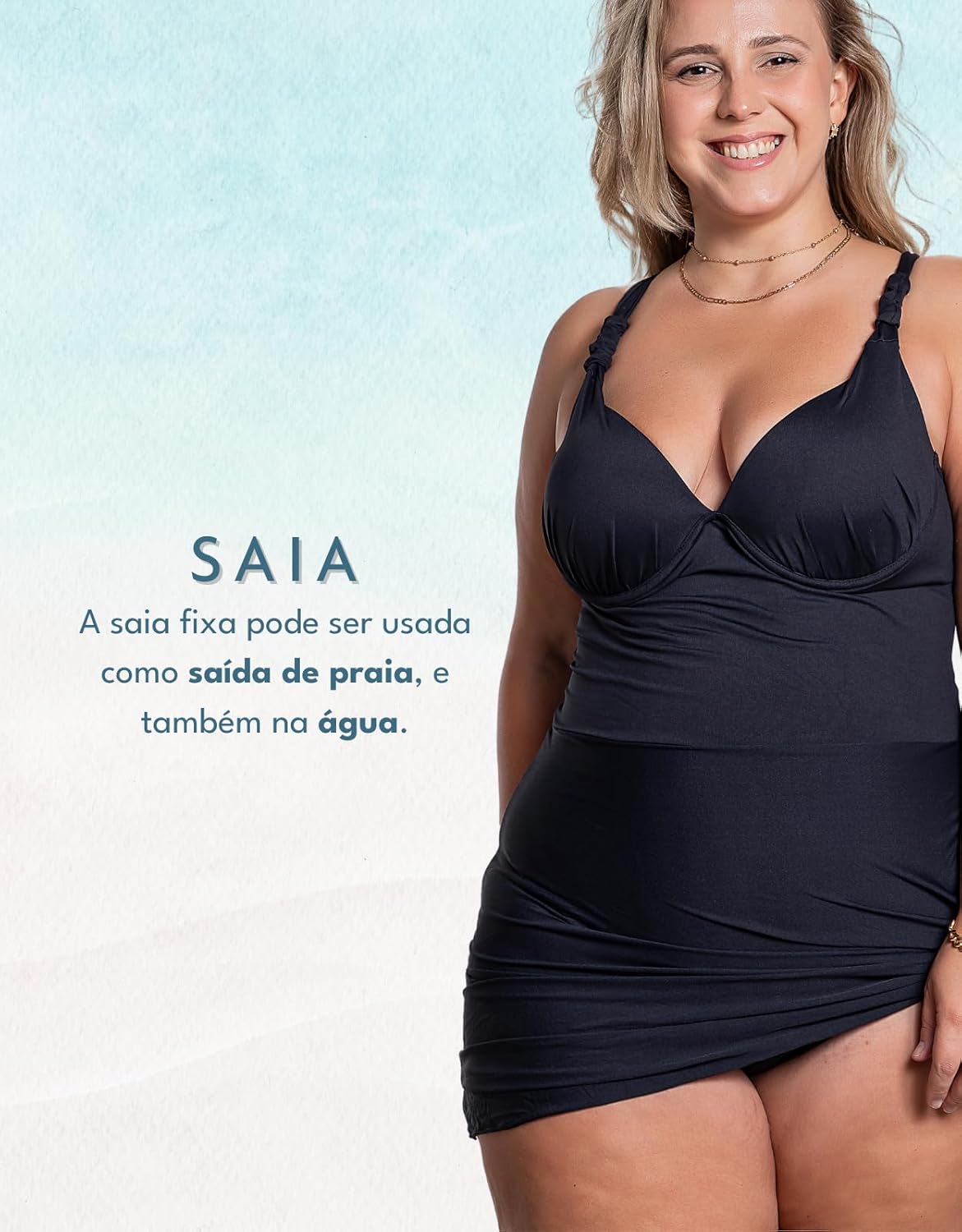 Maiô Plus Size com Saia Fixa Saída de Praia e Bojo com Aro Orla da Praia em promoção! Veja a oferta e mais achadinhos de Moda praia 2 Hoje é o melhor dia para comprar Maiô Plus Size com Saia Fixa Saída de Praia e Bojo com Aro Orla da Praia com aquele preço maroto! Promoção! Aproveite a oferta! 2