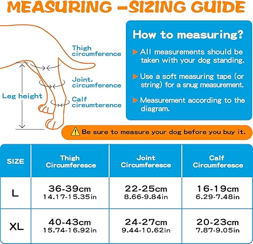 Miniatura 5 de RISURRY Rodillera para perro con arnés de pecho desmontable para rótula luxante, ligamento cruzado anterior, artritis, ligamento cruzado, soporte