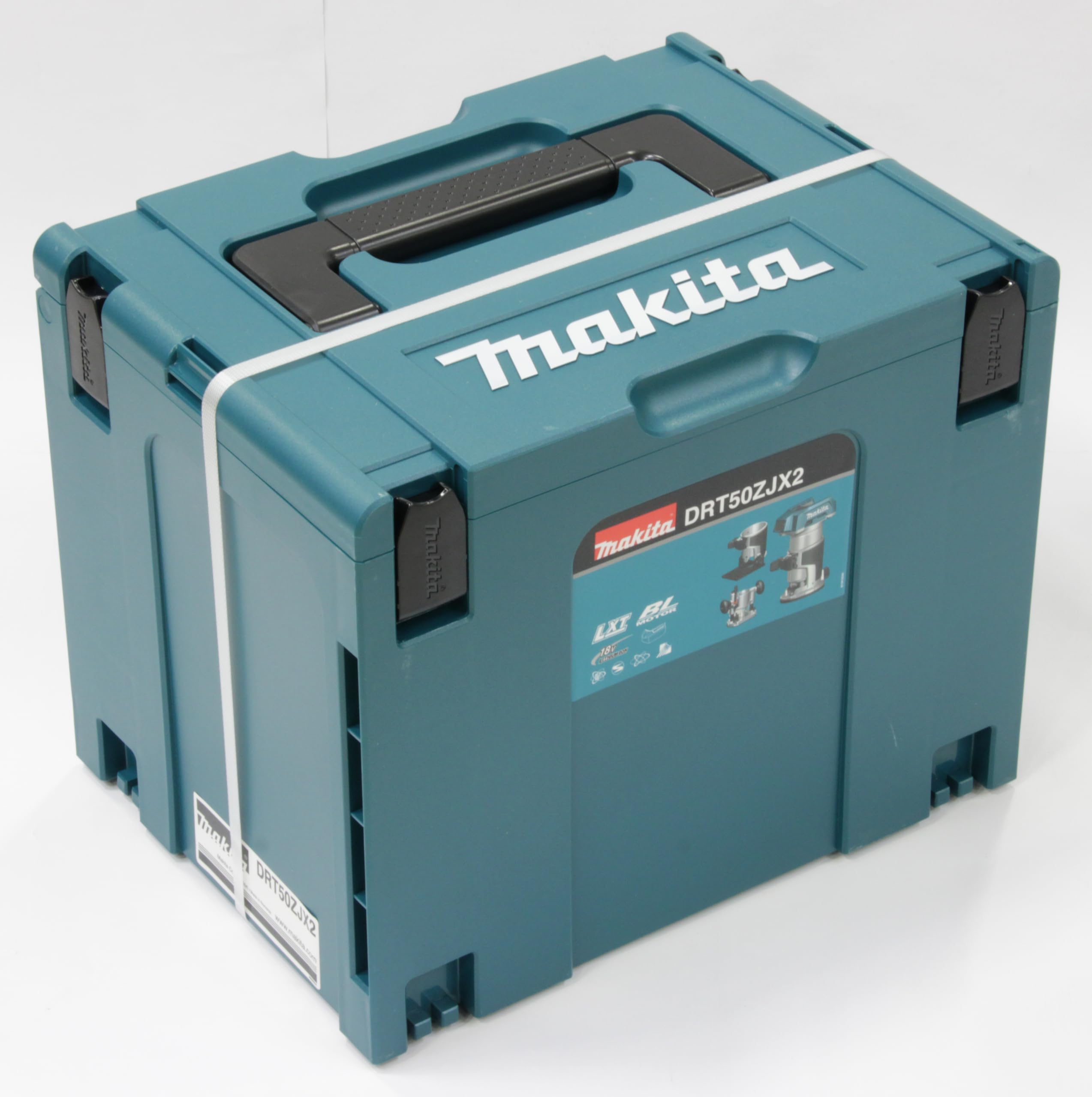 Makita drt50zjx2 batería de fresadora Incluye 3 Multifunción Module en Makpac, 800 W, 18 V