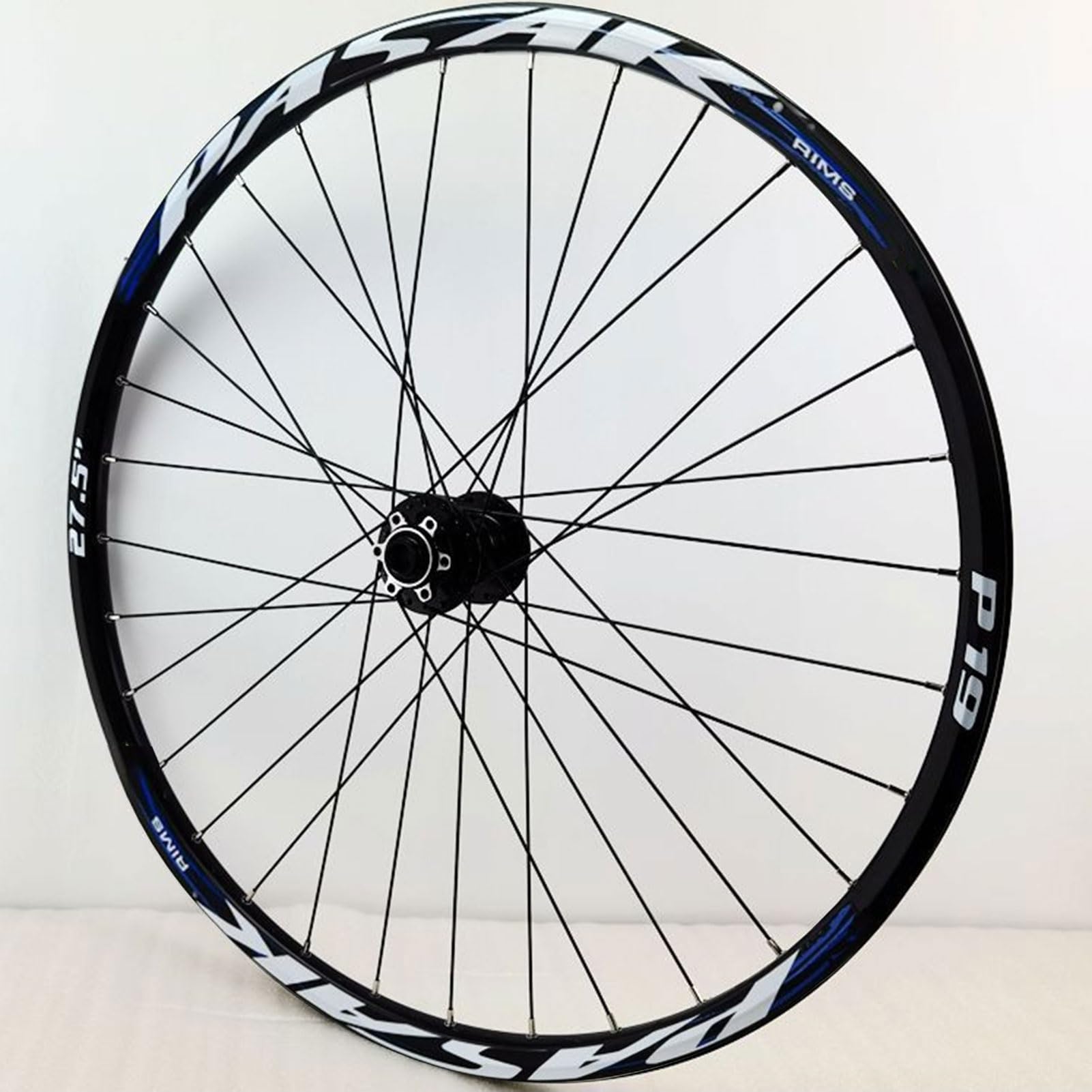 Ruote per Mountain Bike in Lega di Alluminio con Freni a Disco, 32 Fori, Perno Passante, 4 Cuscinetti sigillati, Cerchio a sgancio rapido, Pneumatici da 26, 27,5 e 29 Pollici x 25-35.