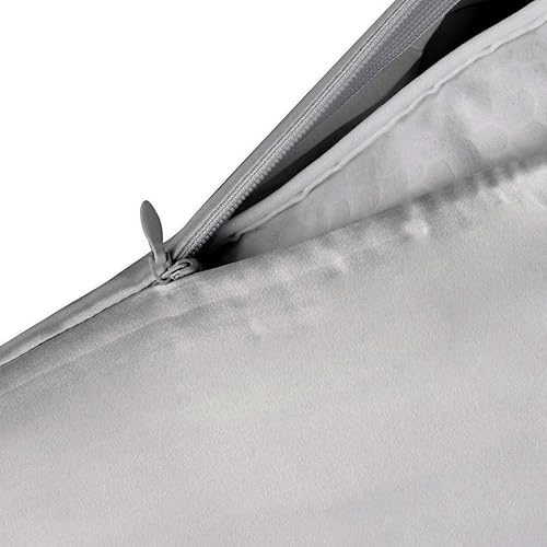 Miniatura 4 de Juwenin Bedding - Juego de 2 fundas de almohada de satén sedoso con cierre (funda de almohada de satén sedoso para el pelo)