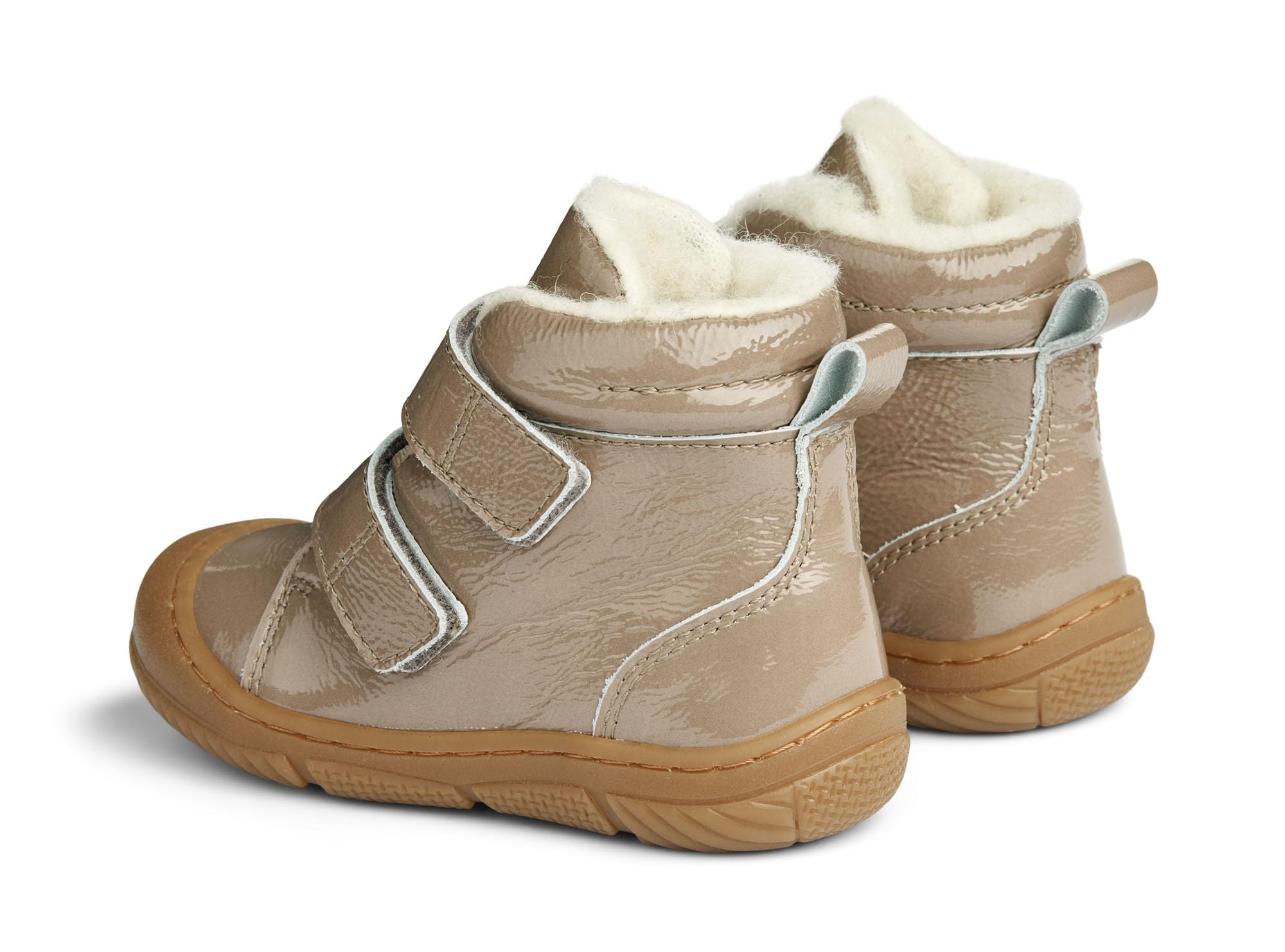 Wheat Uniseks - dzieci Wheat Buty Dziecięce Z Lakierowanej Skóry, Buty Do Nauki Chodzenia Snugga Wełna Niemowlęta Unisex 100% Skóra PatentowaButy do pierwszych kroków