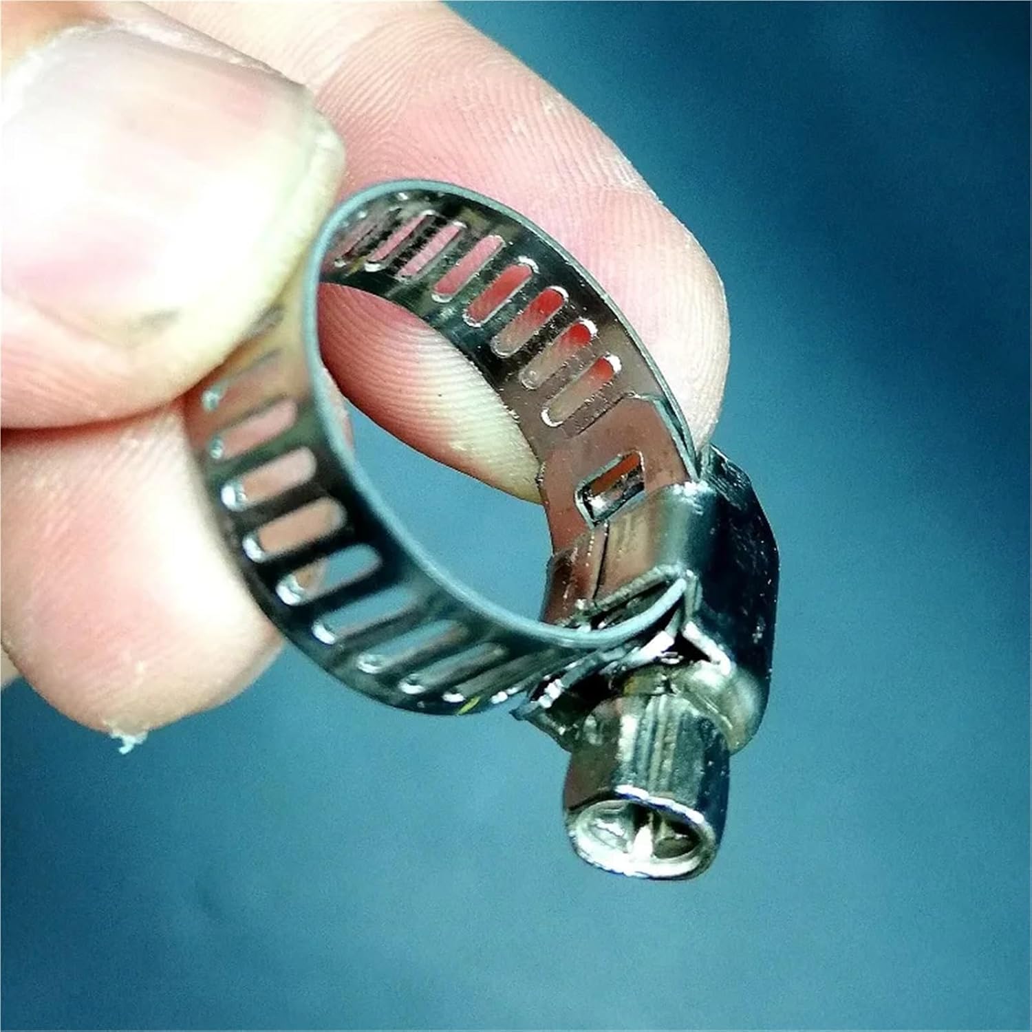 Adjustable Stainless Steel Screw Band Hose Clamps Car Fuel Tube Pipe Clamps Worm Gear Plier Tools Faucet Water Pipes Fasteners(30pcs 13-19mm)