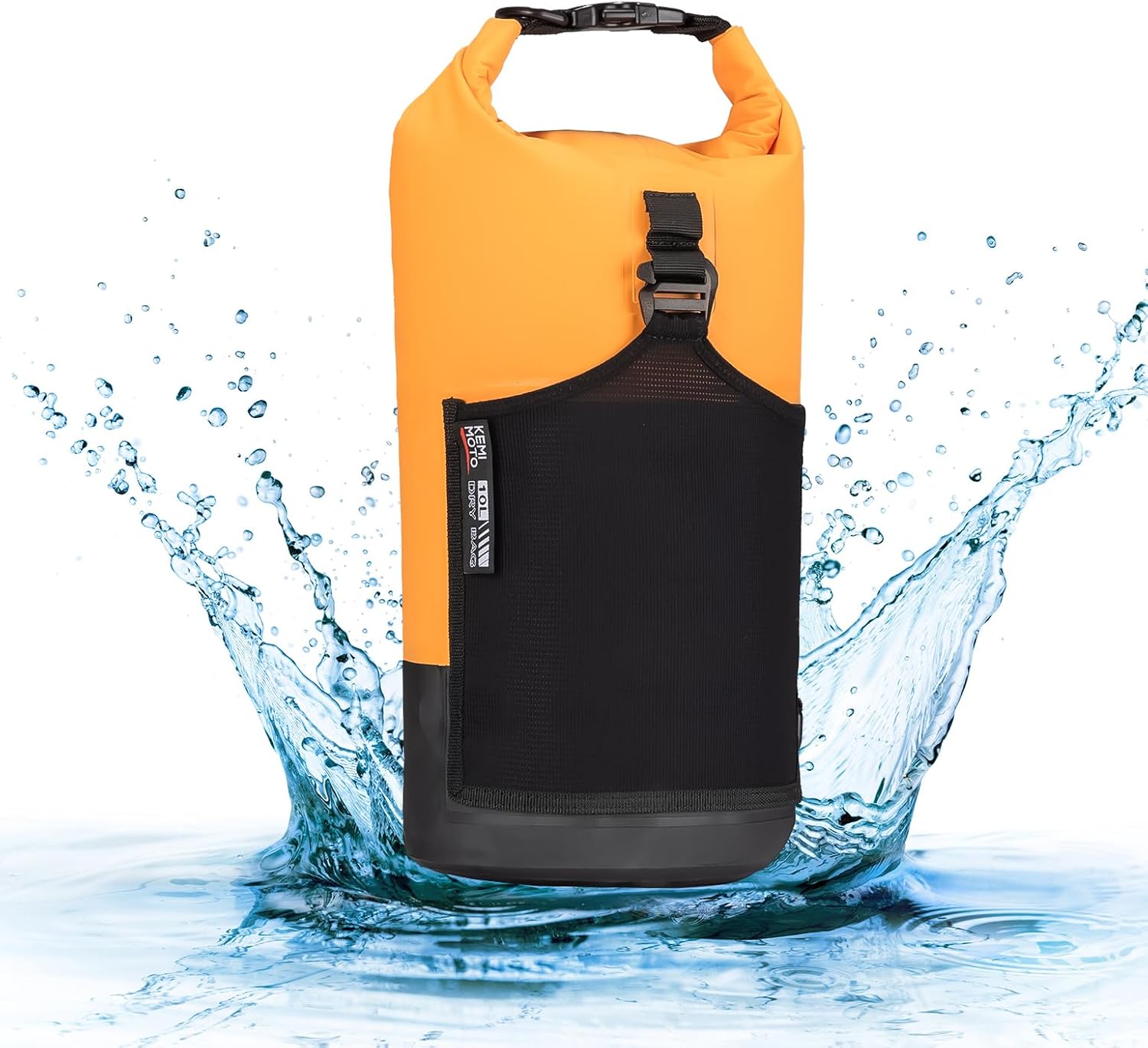 KEMIMOTO Waterproof Dry Bag, 2025 Upgraded Waterproof Crossbody Bag, Dry Stuff Sack for Outdoor Water Adventures, 10L-30L KEMIMOTO Waterproof Dry Bag, 2025 Upgraded Waterproof Crossbody Bag, Dry Stuff Sack for Outdoor Water Adventures, 10L-30L