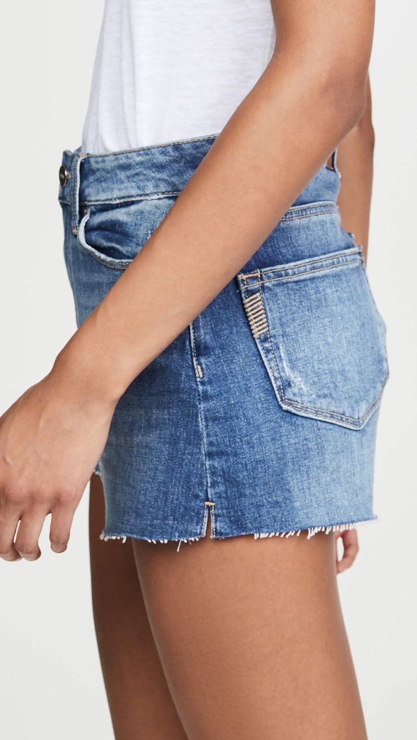 Margot Shorts with Raw Hem at Amazon 