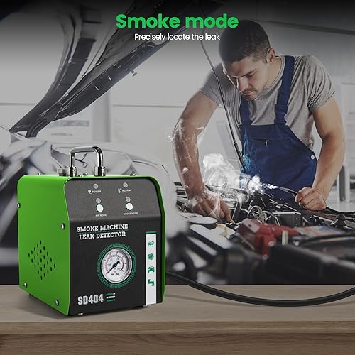 Miniatura 4 de Haoguo Máquina de humo automotriz, probador de fugas de humo EVAP de modo dual para automóvil, bomba de aire integrada y generador de humo para