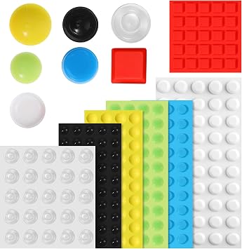 260PCS Bump Dots for Visually Impaired, Assorted Styles Braille Stickers, Low Vision Aids Adhesive Tactile Stickers for Blind and Elderly