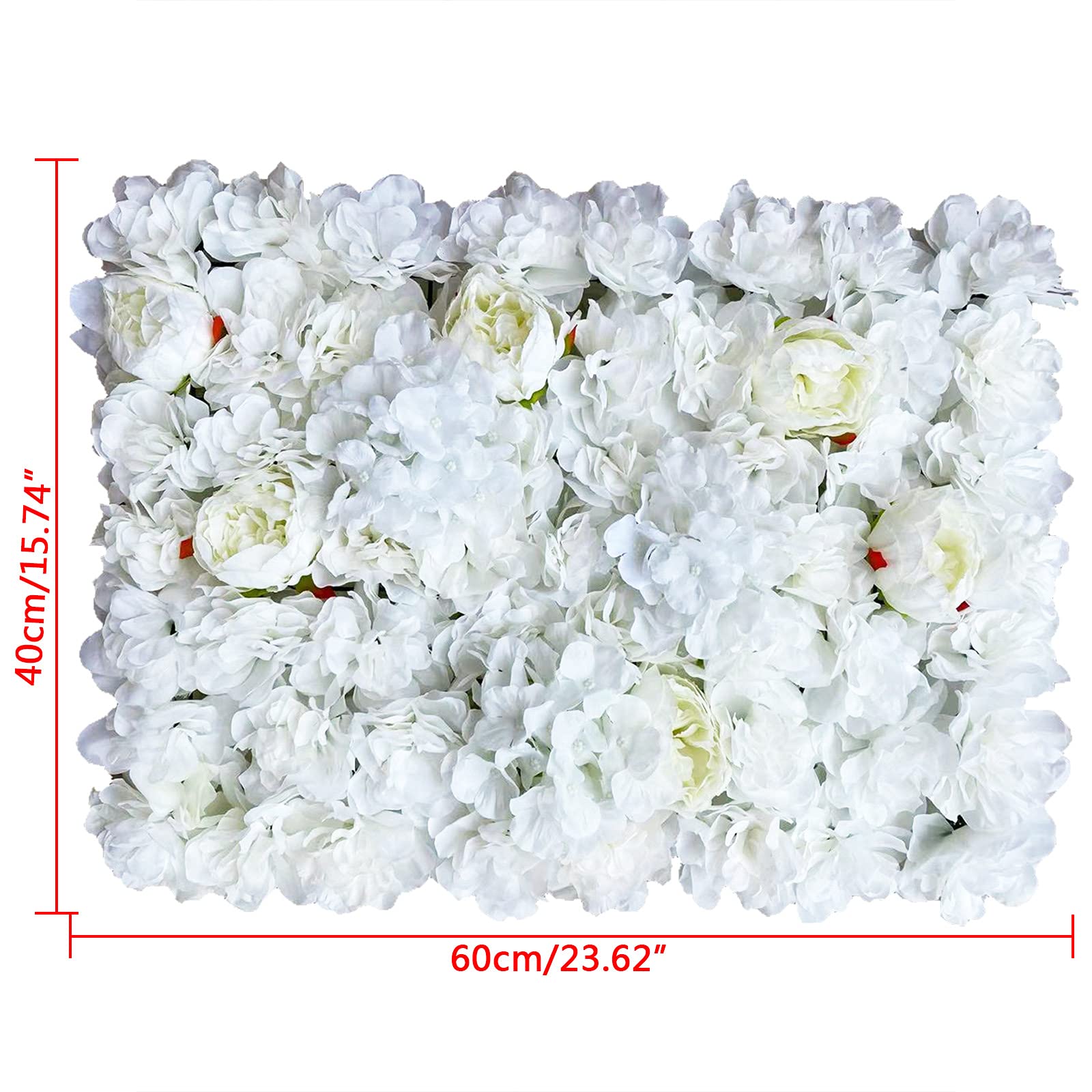 Wandpaneel roze bloemenbloem: zijden roos achtergrond, kinderkamerdecoratie (60 x 40 cm) - België