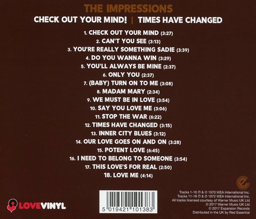 Amazon.co.jp: Check Out Your Mind / Times Have Changed