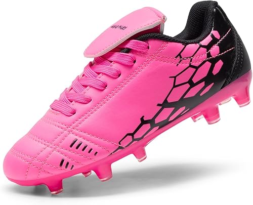 DREAM PAIRS Zapatos de fútbol para niños y niñas al aire libre para niños pequeños y grandes
