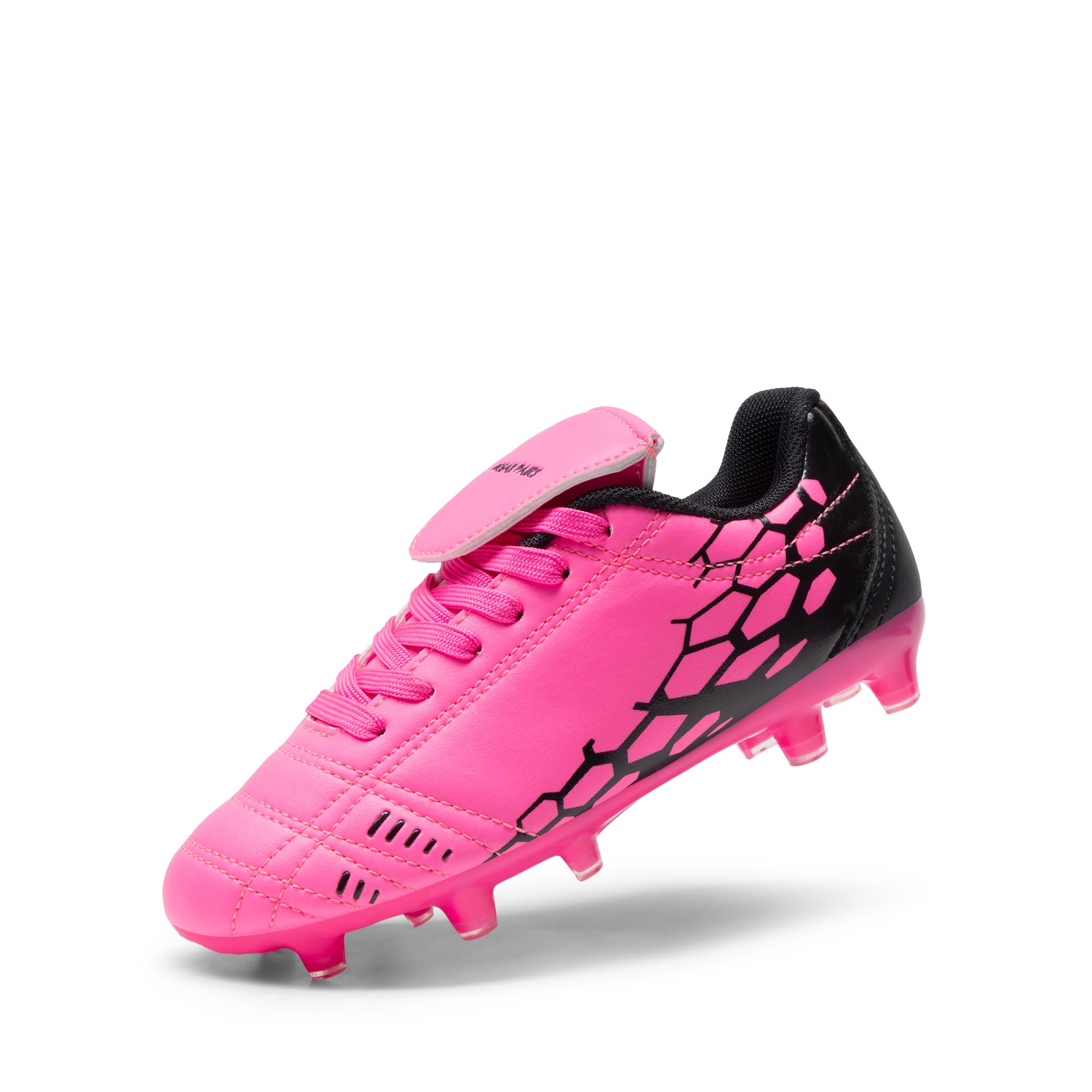 DREAM PAIRS Boys Girls Soccer Cleats Athletic Training Football Shoes for Little/Big Kid