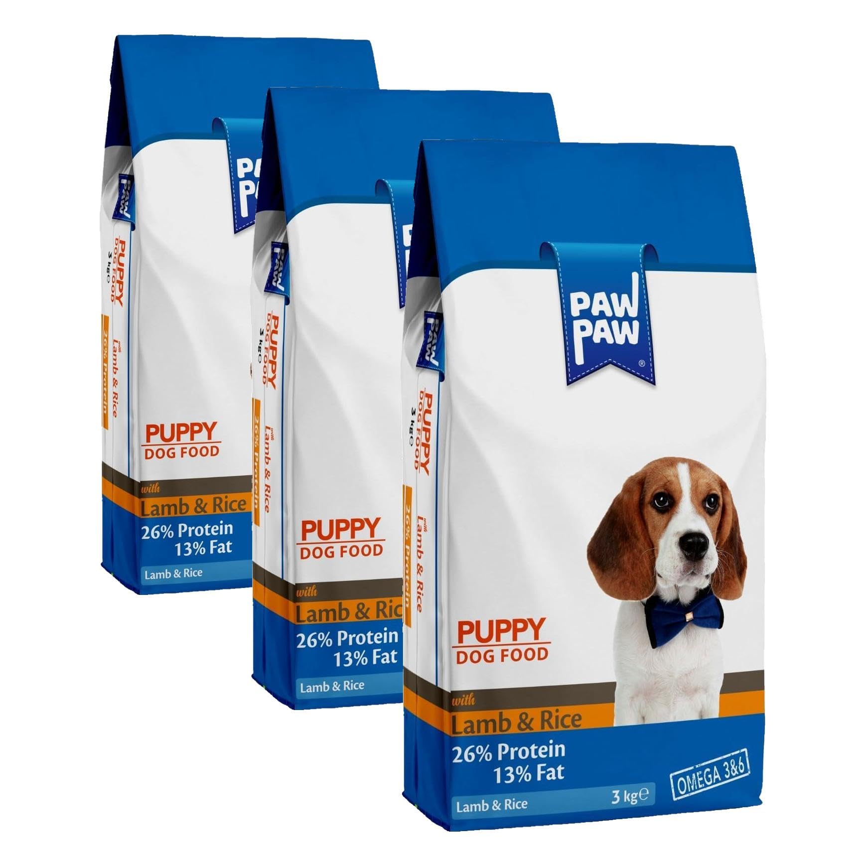 Pawpaw Yavru Köpek Kuzulu 3 Kg (3 paketi)