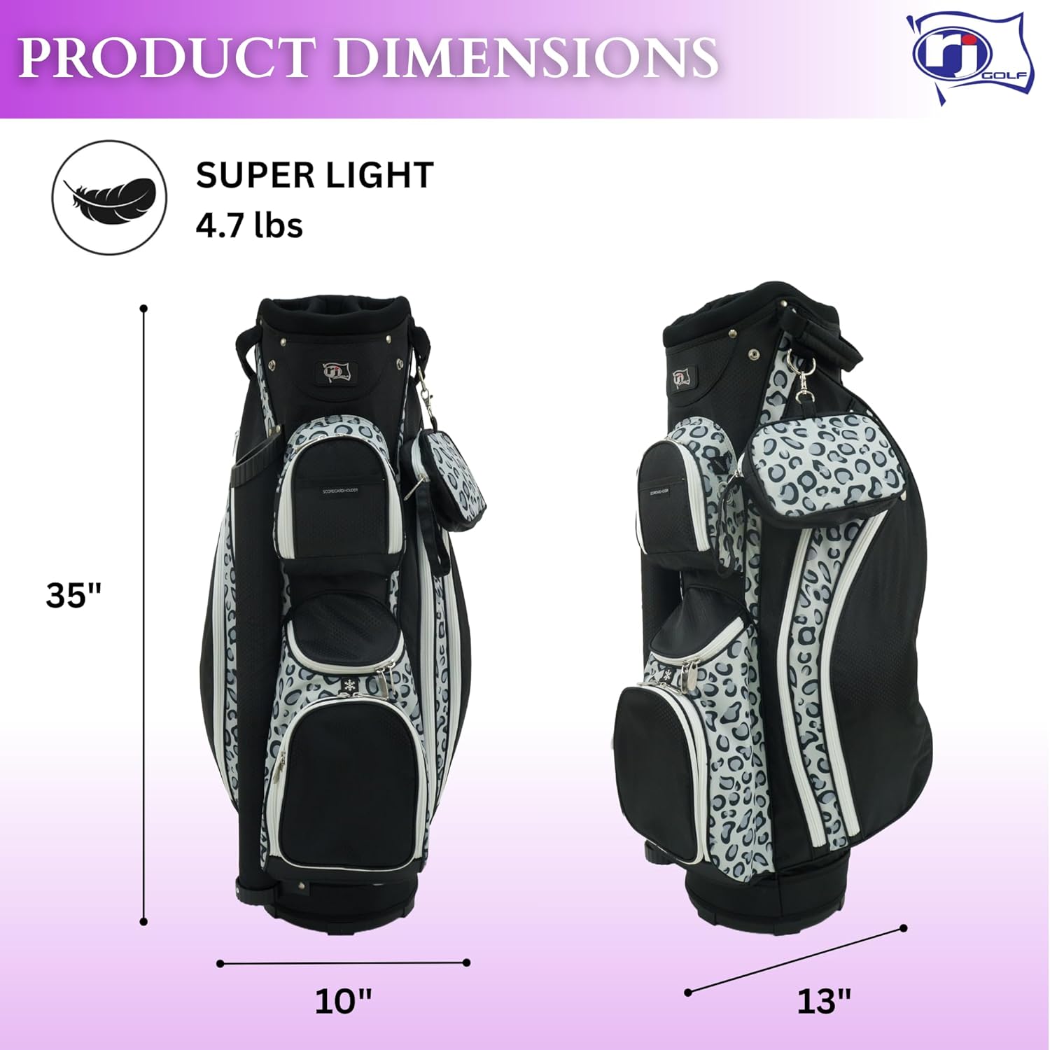 RJ Sports Paradise Ladies Golf Cart Bag