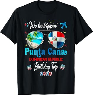 Punta Cana Vacay Dominican Republic Birthday Trip 2026 T-Shirt