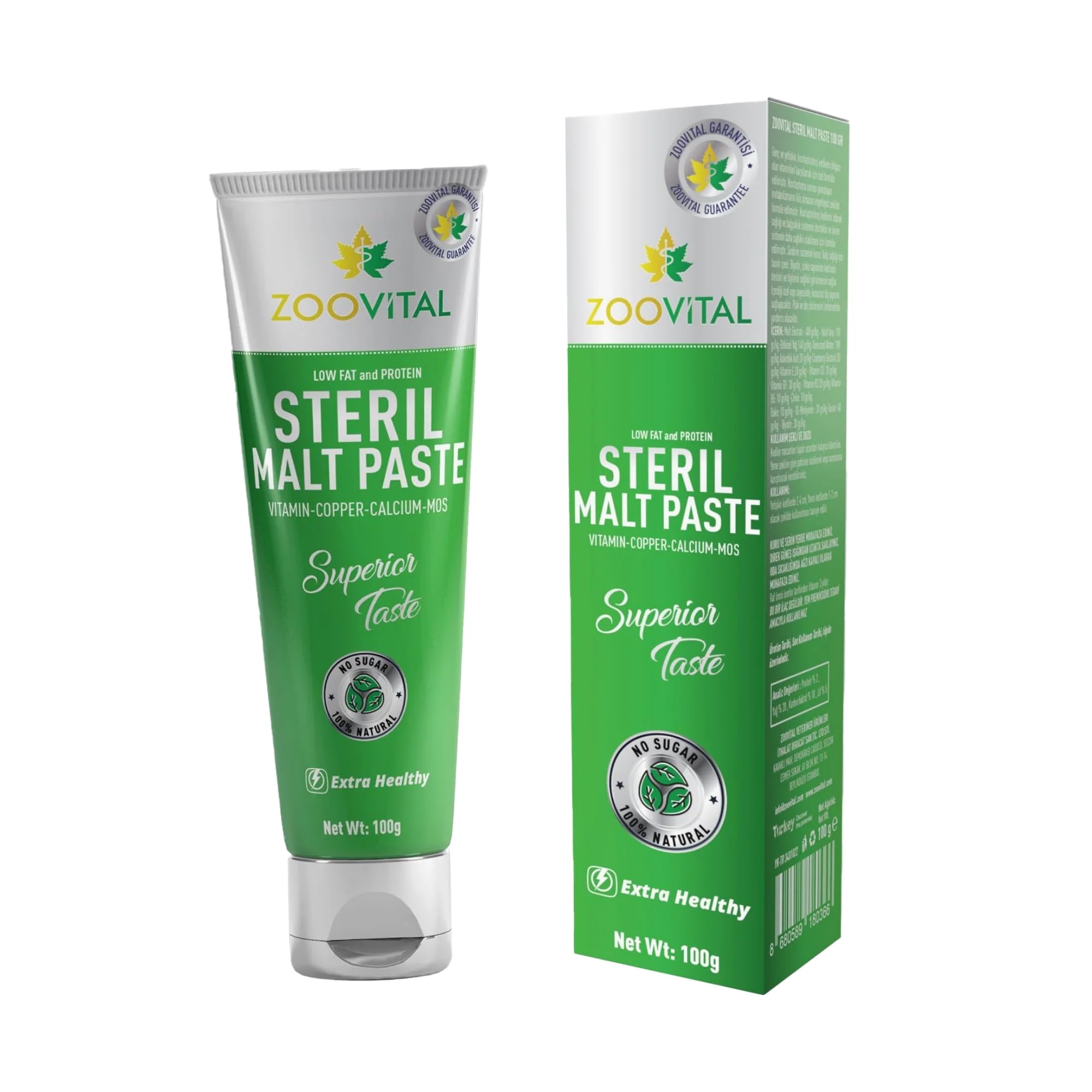 ZooVital Steril Paste Kısırlaştırılmış Kediler için Vitamin Macun 100G