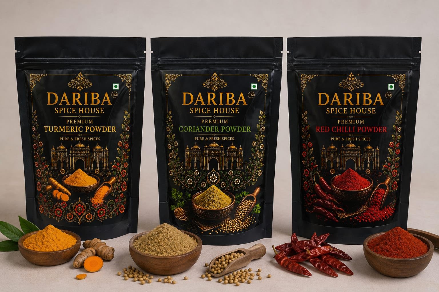Spice Combo Pack 3 x 200g (Turmeric, Coriander & Red Chilli Powder)-image-13