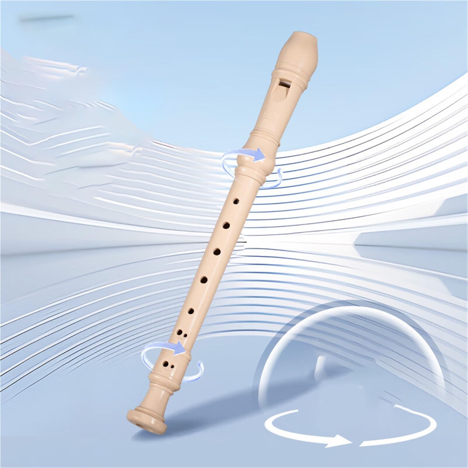 Flauta Soprano En C Inglés Digitación Instrumento Profesional Para El Aula Flauta Dulce Musical