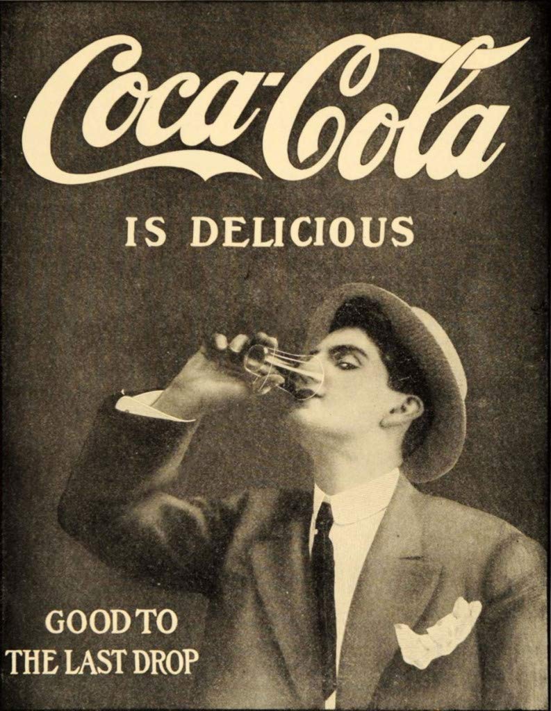 ASSCA Metal Advertising Sign Wall Door Plaque Decorative Tin Metal For Home Office Bar Coffee Shop Pub Shed Man Cave - Vintage Coca Cola Coke inspired Delicious Man Glass