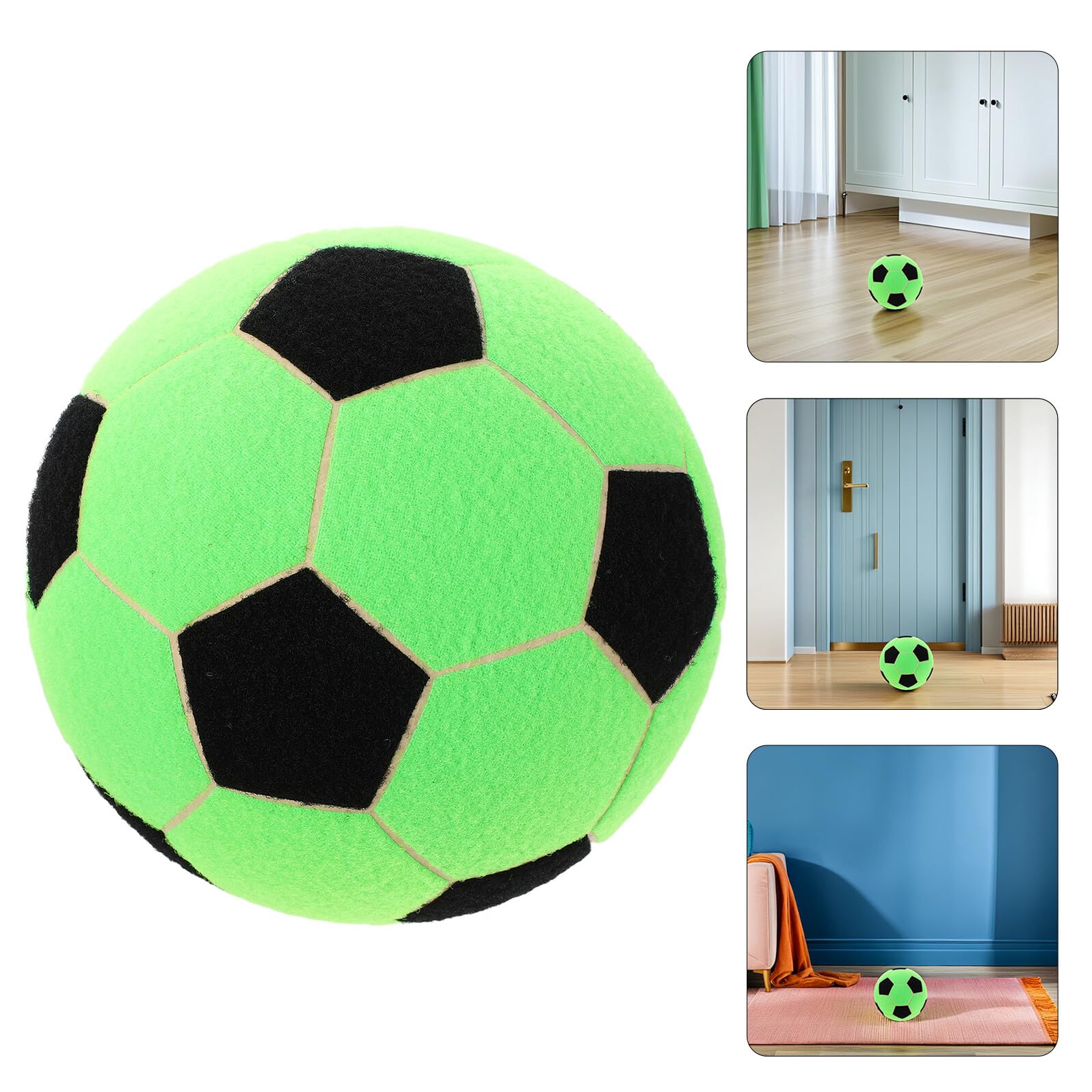 Pelota de Dardos de Fútbol Inflable de Fieltro y Caucho para Interior | 1 Pelota Incluida, Juguete Interactivo para Fiestas de Fútbol, Reuniones Familiares y Deportes Exteriores