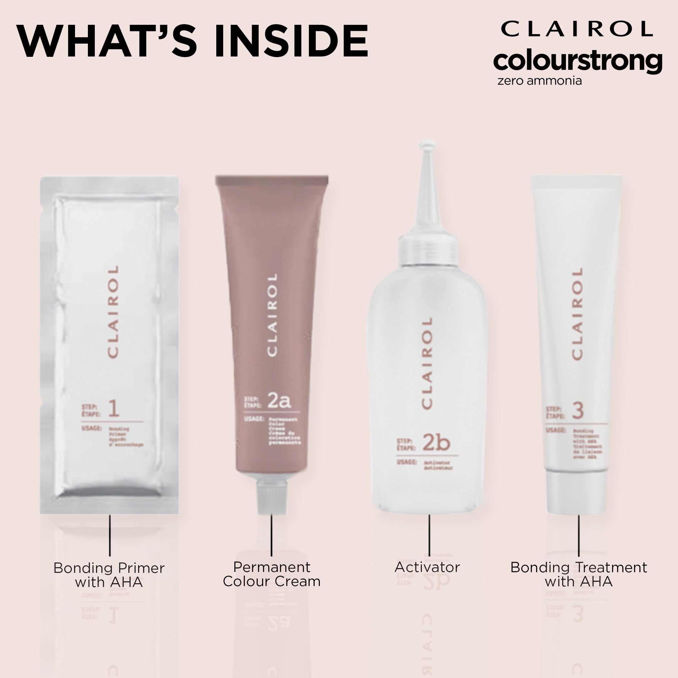 Clairol Colour Strong Permanent Hair Dye - 4.46 Intense Dark Red