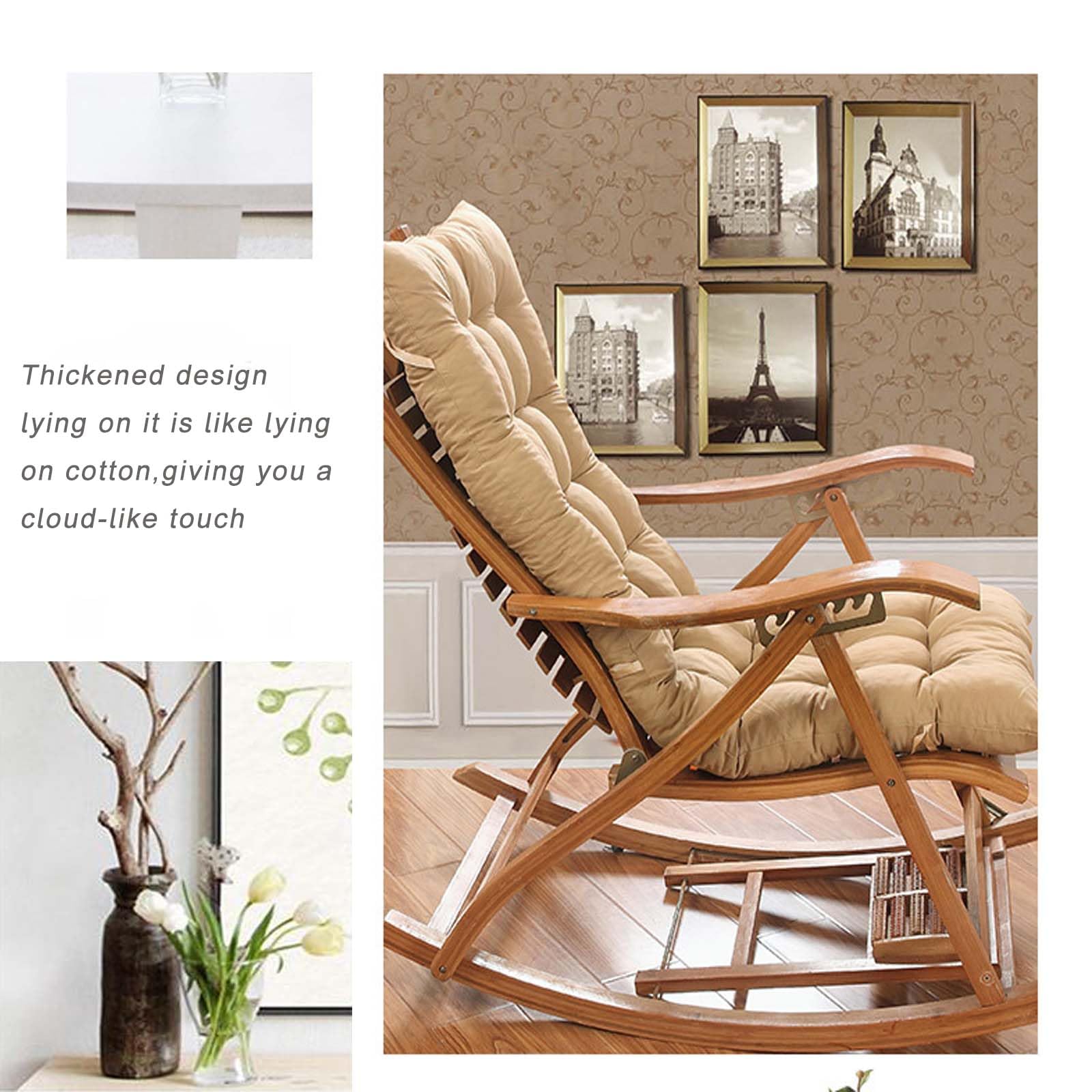 Blazing Needles, L.P. Indoor Twill Chair Cushion, 20