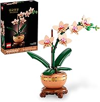 LEGO Botanicals Mini Orchid 10343 Building Kit - Lifelike Artificial Orchid Home Office Decor for Adults 18+, 274 Pieces Gift