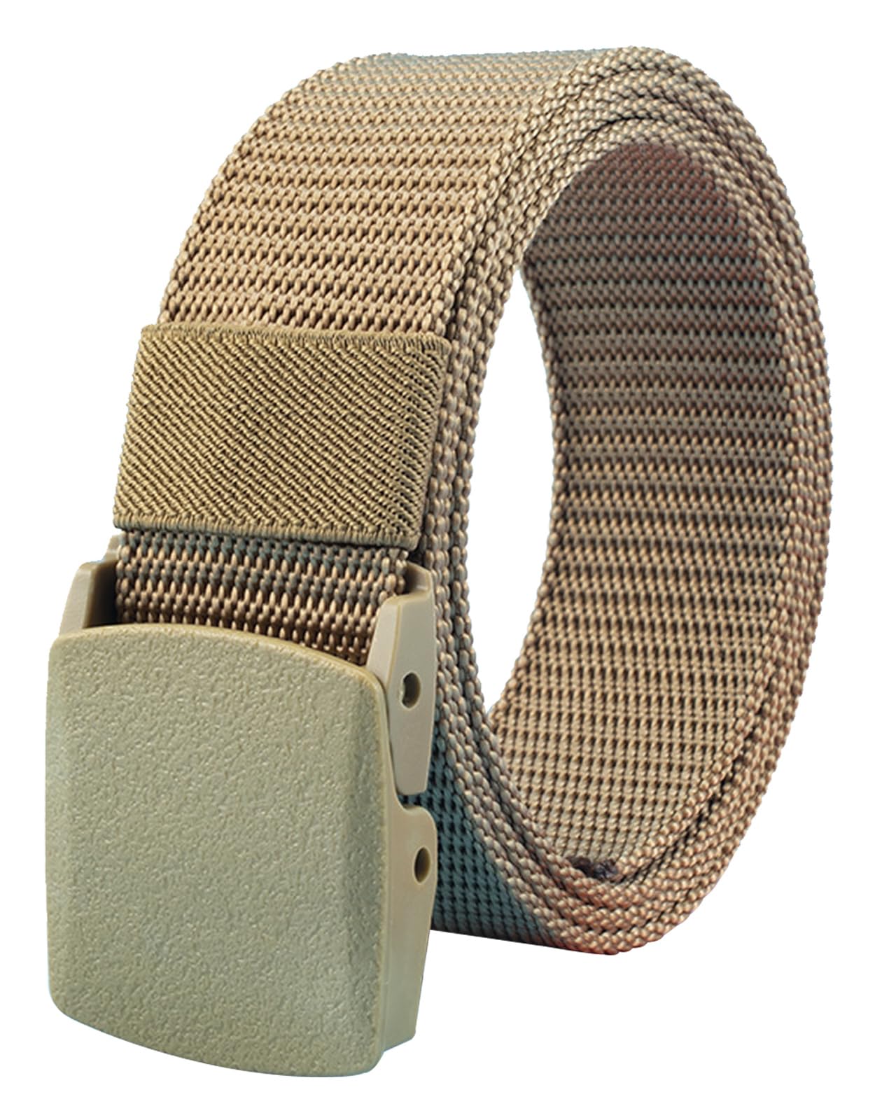 Kira Sutsu Nylon Belt 1.5" Men Tactical Webbing Plastic Buckle Work Belts