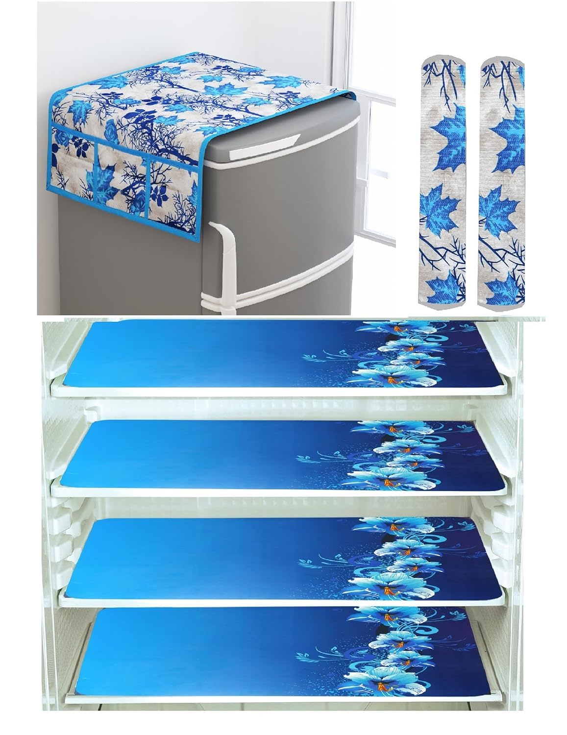 Fridge Top Cover Set - Protect & Decorate! -1 Fridge Top Cover Set - Protect & Decorate! -1
