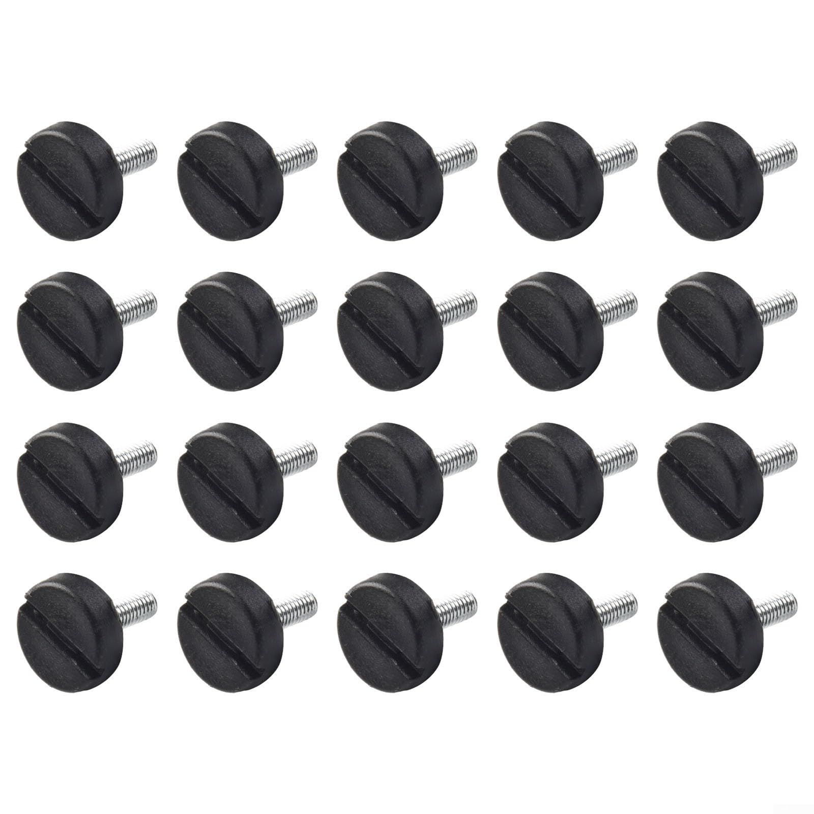 Zoegneer 20Pcs livellamento piede vite su piedi regolabili piedi piedi regolabili tavolo e sedia piedi metallo e plastica M6