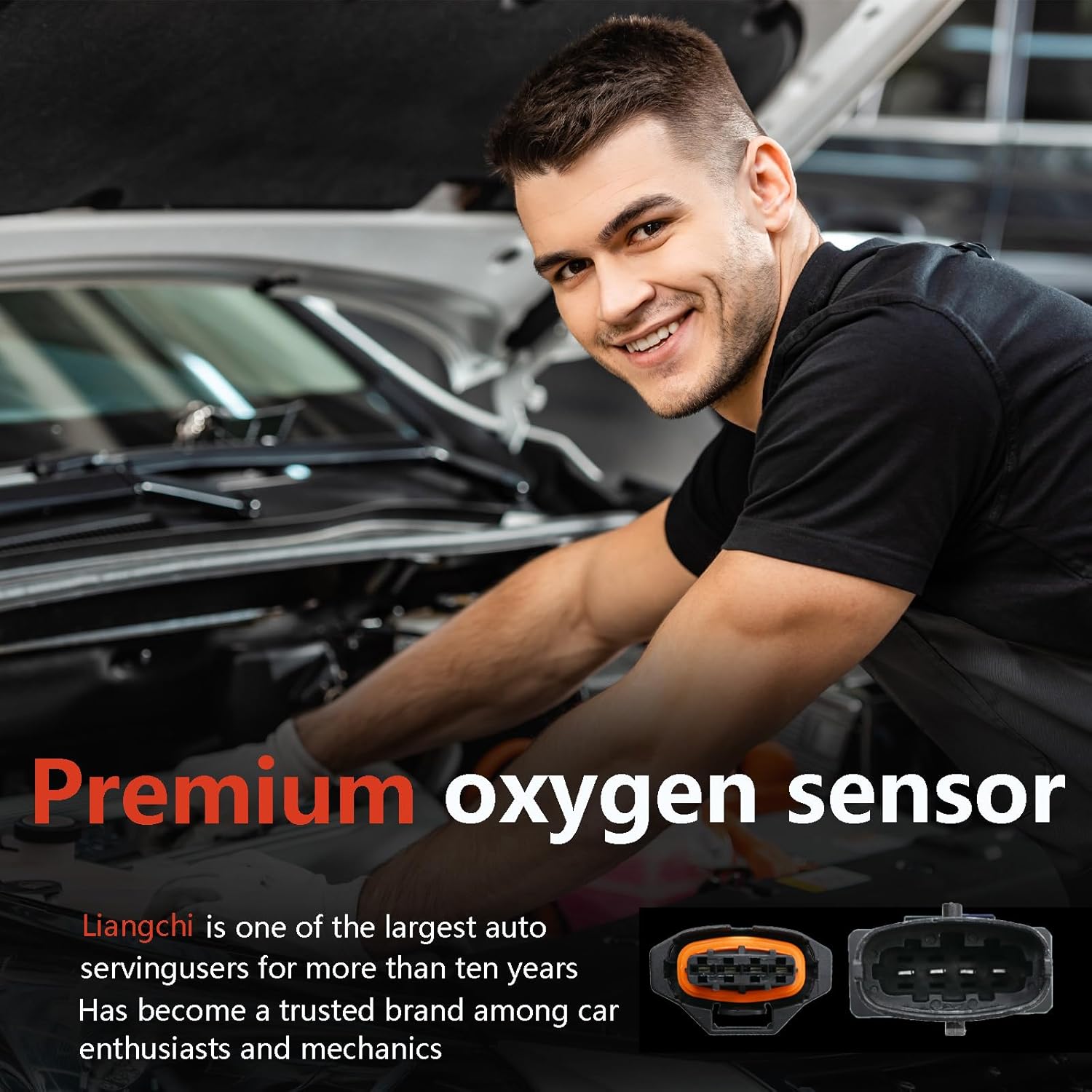 Oxygen Sensor 234-4528 234-4529 Premium O2 Sensor Fit for Chevy Cruze 2011-2015 1.4L L4, Sonic 2012-2020 1.4L L4, Trax 2012-2020 1.4L L4