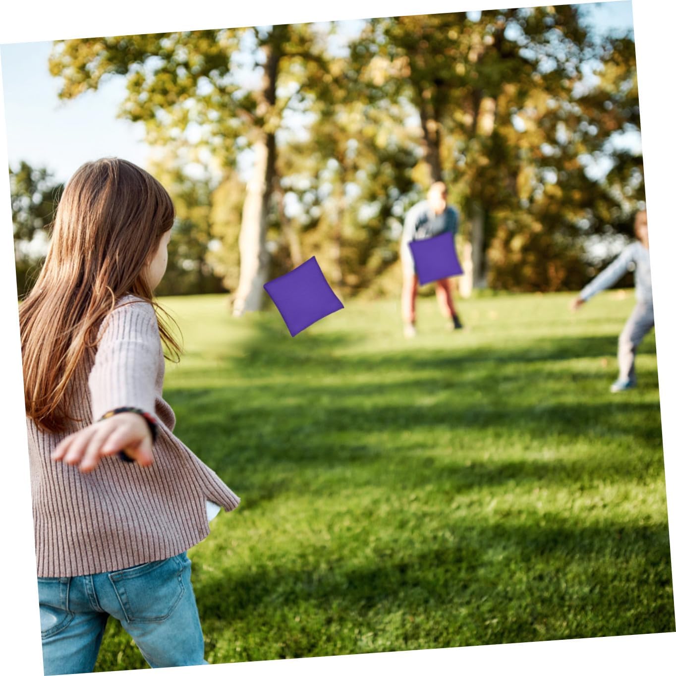 20pcs Bean Bag Toss Game for Boys and Girls Bean Bags Outdoor Games for Boys and Girls Sturdy Puncture-Resistant